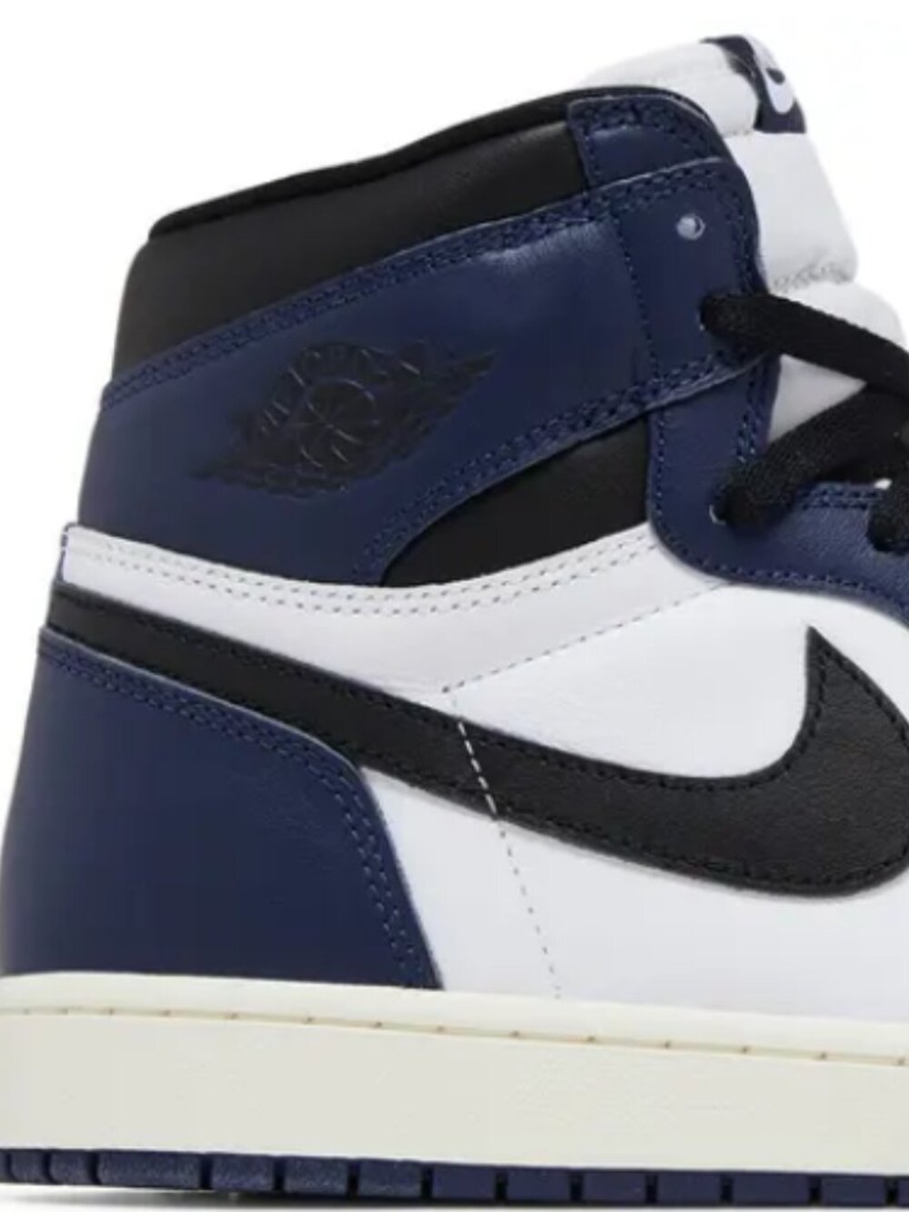 Nike Air Jordan 1 Retro High OG Midnight Navy White Black DZ5485-401 Mens 10.5 - Picture 1 of 11